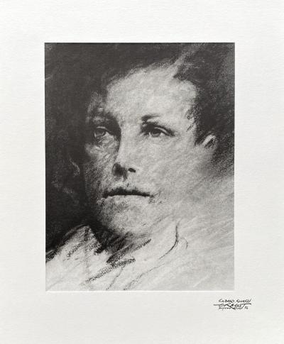 Ernest Pignon-ERNEST - Rimbaud, 1986 - Estampe originale signée dans la planche