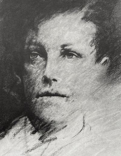 Ernest Pignon-ERNEST - Rimbaud, 1986 - Estampe originale signée dans la planche 2