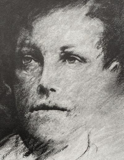 Ernest Pignon-ERNEST - Rimbaud, 1986 - Estampe originale signée dans la planche 2