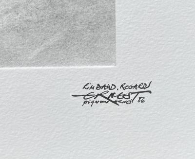 Ernest Pignon-ERNEST - Rimbaud, 1986 - Estampe originale signée dans la planche 2