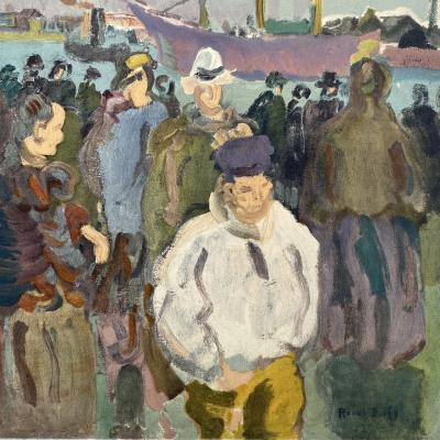 Raoul DUFY (d’après)  - Quai de Rouen - Lithographie signée dans la planche 2