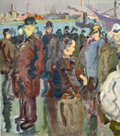 Raoul DUFY (d’après)  - Quai de Rouen - Lithographie signée dans la planche 2