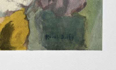 Raoul DUFY (d’après)  - Quai de Rouen - Lithographie signée dans la planche 2