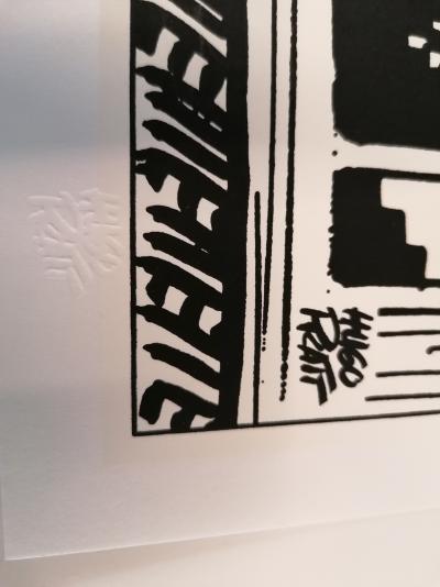 Hugo Pratt - Sous le signe - sérigraphie 2