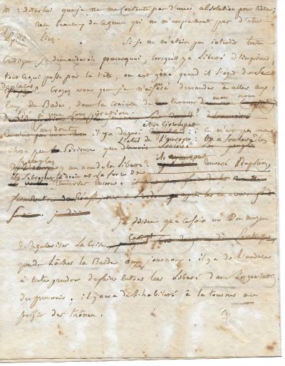 Joseph FOUCHÉ - Lettre autographe signée à Jérôme Bonaparte 2