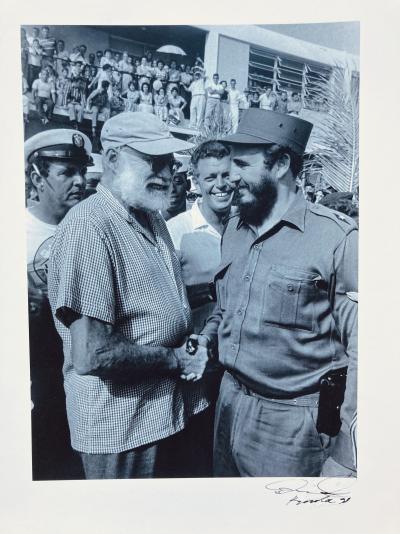 Alberto KORDA - Fidel Castro et Ernest Hemingway - Photographie argentique 2