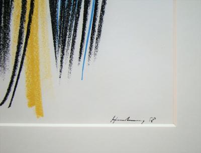 Hans HARTUNG - Composition,1958 - Lithographie en couleurs 2