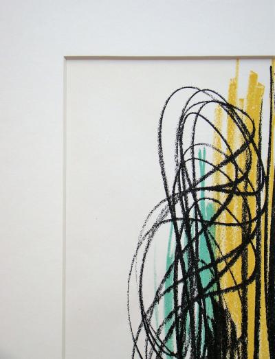Hans HARTUNG - Composition,1958 - Lithographie en couleurs 2