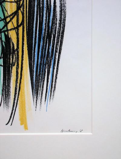 Hans HARTUNG - Composition,1958 - Lithographie en couleurs 2