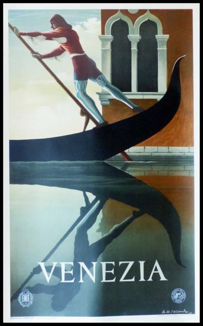 AM.CASSANDRE - Venezia, 1951 - Affiche originale 2