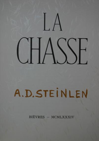 J.A CLAMART - La Chasse, 1984 - Illustré par Théophile Alexandre Steinlen 2