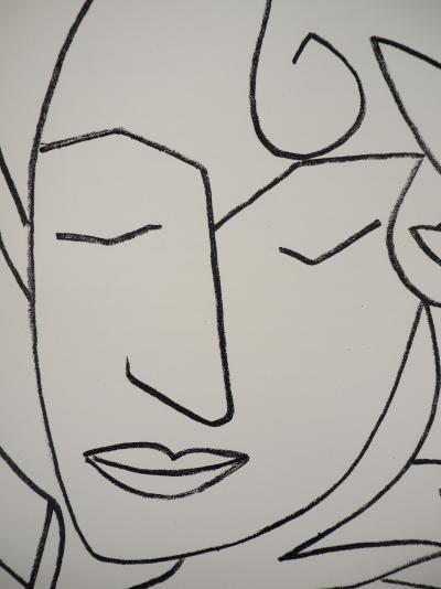 Françoise GILOT : Femme aux yeux clos, 1951 - Lithographie originale 2