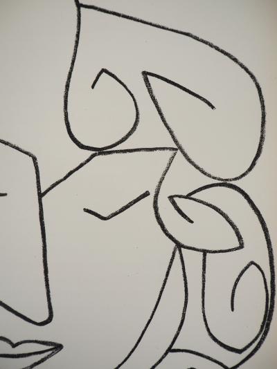 Françoise GILOT : Femme aux yeux clos, 1951 - Lithographie originale 2