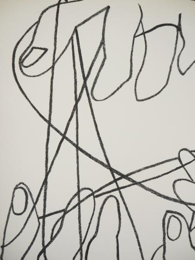 Françoise GILOT : Le jeu de ficelle, 1951 - Lithographie originale 2