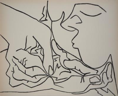 Françoise GILOT - Le sommeil, 1951 - Lithographie originale 2