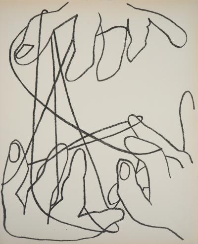 Françoise GILOT: Das Schnurspiel, 1951 - Original-Lithographie 2