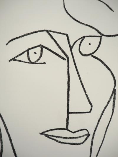 Françoise GILOT : Visage de femme, 1951 - Lithographie originale 2
