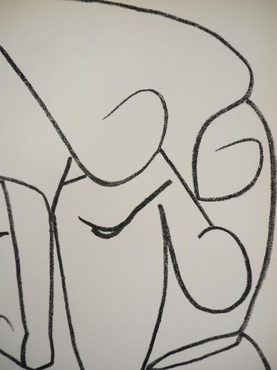 Françoise GILOT : Portrait de femme, 1951 - Lithographie originale 2