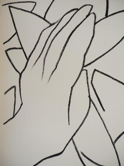 Françoise GILOT : L’homme camouflé, 1951 - Lithographie originale 2