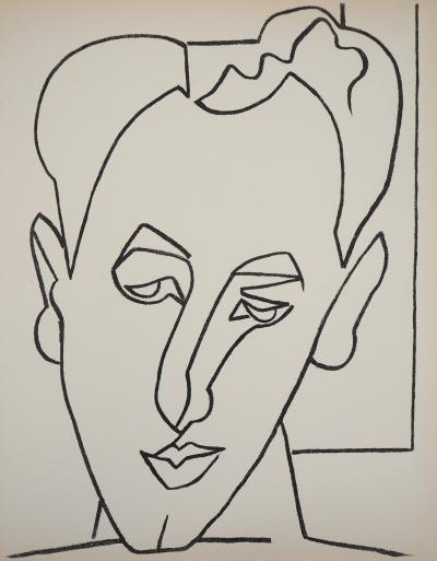 Françoise GILOT : Le jeune homme amoureux, 1951 - Lithographie originale 2