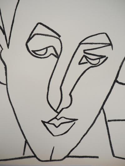 Françoise GILOT : Le jeune homme amoureux, 1951 - Lithographie originale 2