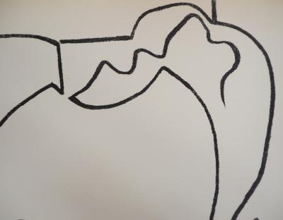 Françoise GILOT : Le jeune homme amoureux, 1951 - Lithographie originale 2