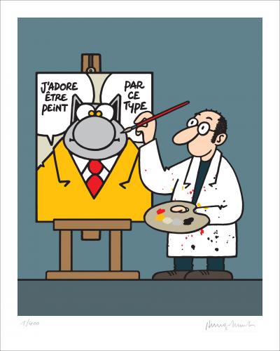 Philippe GELUCK - J’adore être peint, 2021 - Sérigraphie signée au crayon 2