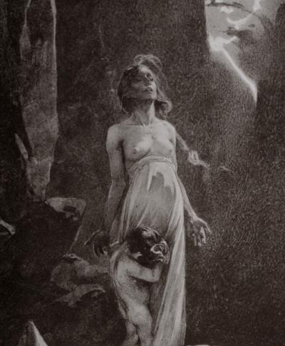 Alphonse MUCHA - Que votre volonté soit faite sur la terre comme au ciel ..., 1899 - Lithographie originale 2