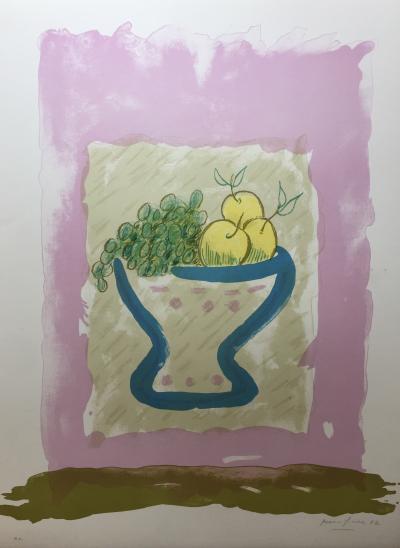 Maria GIRONA - Fruitera blava, 1992 - Lithographie signée au crayon 2