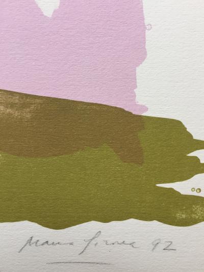 Maria GIRONA - Fruitera blava, 1992 - Lithographie signée au crayon 2
