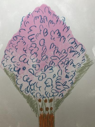Maria GIRONA - Lilas, 1992 - Lithographie signée au crayon 2