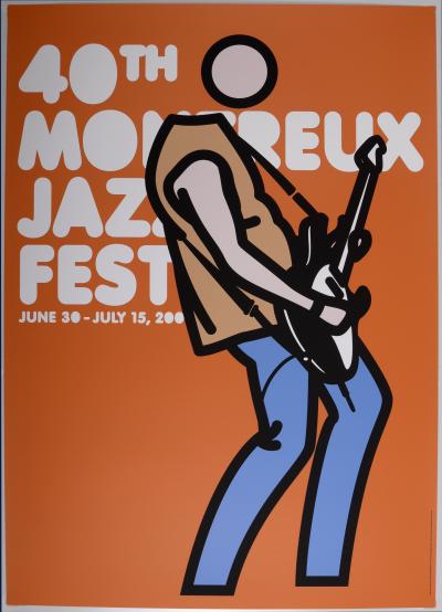 Julian OPIE - Montreux Jazz Festival, 2006 - Original poster