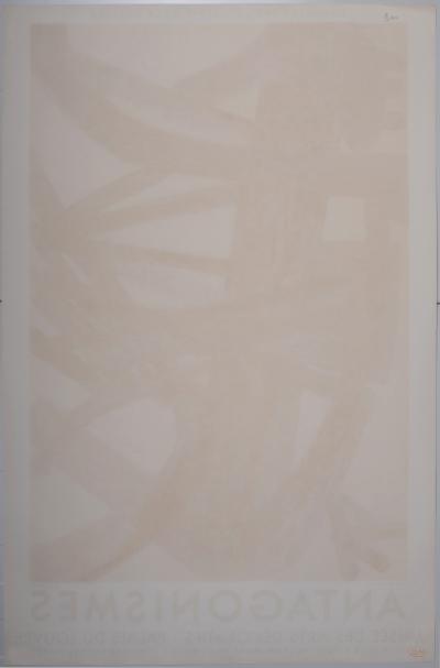 Pierre SOULAGES - Musée Dynamique-Dakar, 1974 - Affiche lithographique originale 2