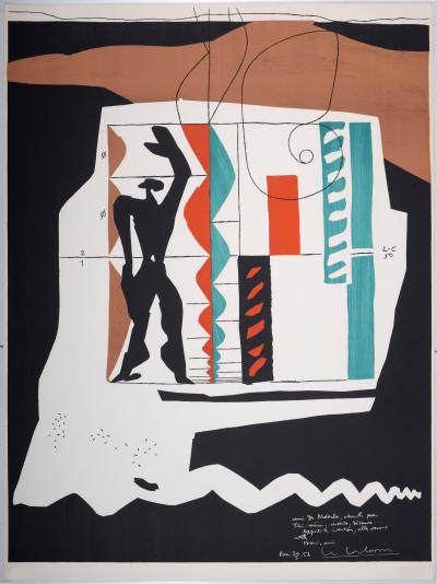 LE CORBUSIER  : Modulor, 1956 - Original lithograph 2