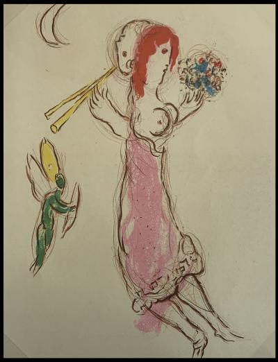 Marc CHAGALL - Daphnis et Chloé, 1960 - Lithographie originale 2