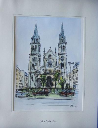 Léon-Paul FARGUE - J’aime Paris et les XX arrondissements, 2010 - Illustré par des aquarelles de Jean-Pierre Rémon 2