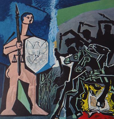 Pablo PICASSO (d’après) - La Guerre, 1969 - Lithographie 2