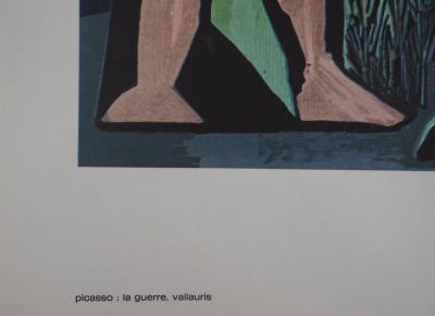 Pablo PICASSO : La guerre - Photolithographie en couleurs 2