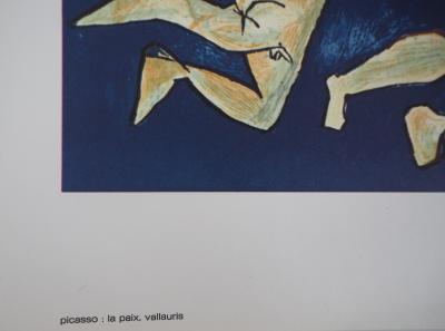 Pablo PICASSO : La paix - Photolithographie en couleurs 2