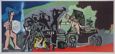 Pablo PICASSO (d’après) - La Guerre, 1969 - Lithographie 2