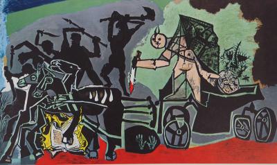 Pablo PICASSO (d’après) - La Guerre, 1969 - Lithographie 2
