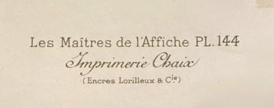 Alphonse MUCHA - Les Maitres de l'affiche: La dame aux Camélias, 1898 - Lithographie originale 2