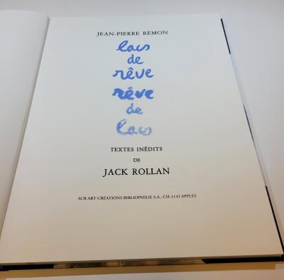 Jack ROLLAN - Lacs de rêve, 2019 - Illustré par Jean-Pierre Rémon 2