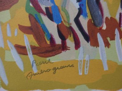 Pierre AMBROGIANI : Le cheval de trait - Lithographie originale signée 2
