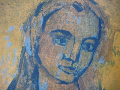 André MINAUX - Figure féminine, 1957 - Lithographie signée 2