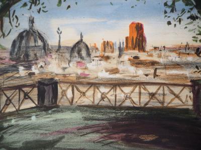 Pierre LAPRADE- Rome, 1957 - Lithographie signée 2