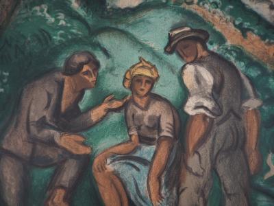 Othon FRIESZ - Italie, les bergers, 1955 - Lithographie signée 2