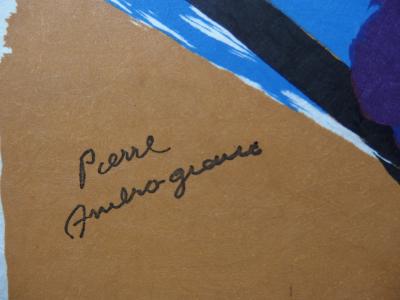 Pierre AMBROGIANI : La cascade - Lithographie originale signée 2