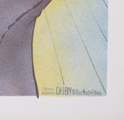 Henri De Toulouse Lautrec (After) - Le Moulin Rouge, la Goulue, 1955 - Lithographic poster reproduction 2