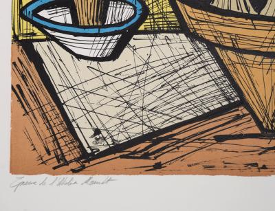 Bernard BUFFET - Fleurs sur la table, 1988 -  Lithograph 2